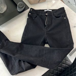 Zara black skinny jeans. No holes